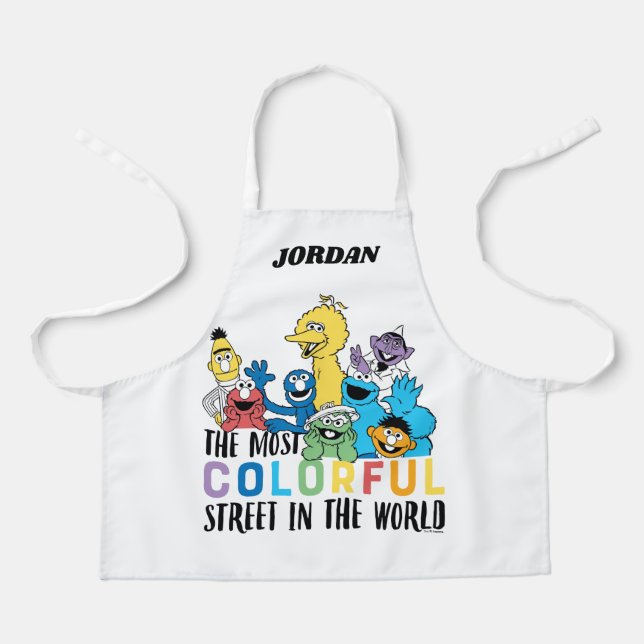 Sesame Street | The Most Colourful Street Apron (Front)