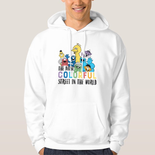 Sesame Street | The Most Colourful Street Hoodie (Front)