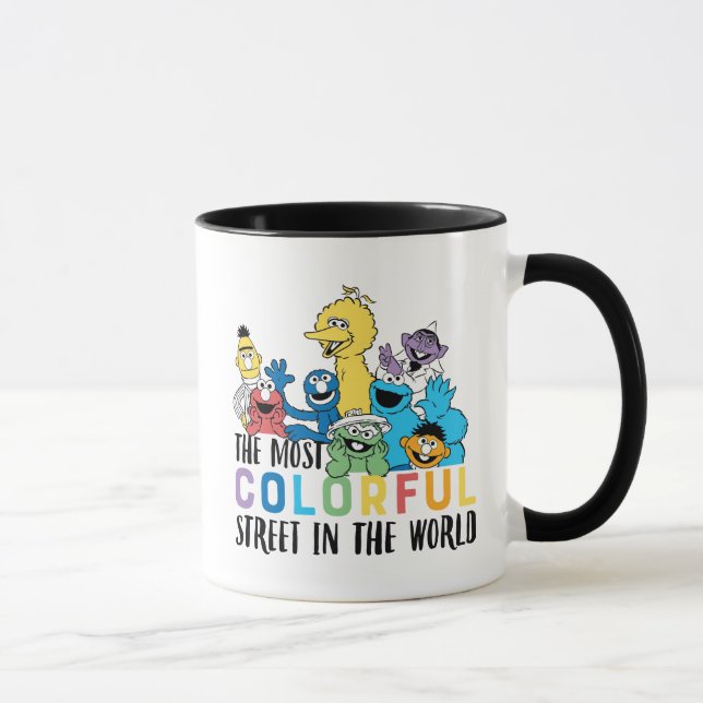 Sesame Street | The Most Colourful Street Mug (Right)