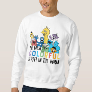 Sesame Street The Most Colourful Street Sweatshirt