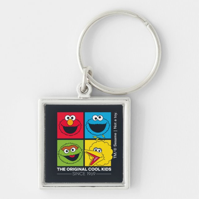 Sesame Street | The Original Cool Kids Keychain (Front)