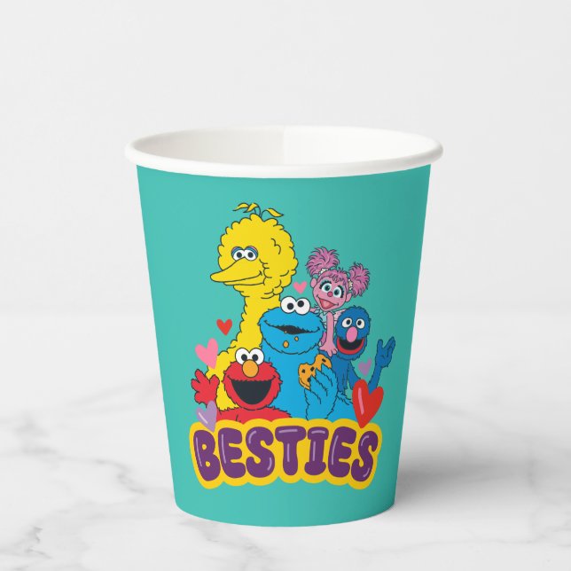 Sesame Street Valentine Besties Paper Cups (Left)