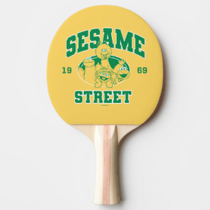 Sesame Street   Vintage 1969 Ping Pong Paddle
