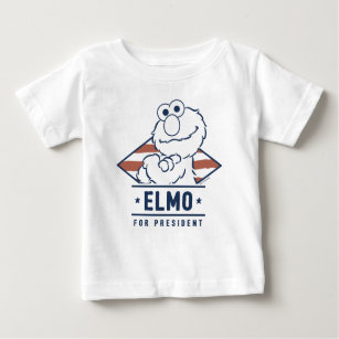Sesame Street   Vintage Elmo for President Baby T-Shirt