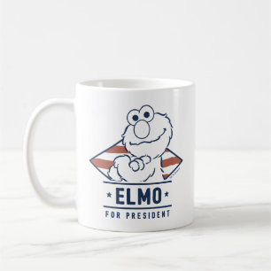 Sesame Street Vintage Elmo for President Coffee Mug