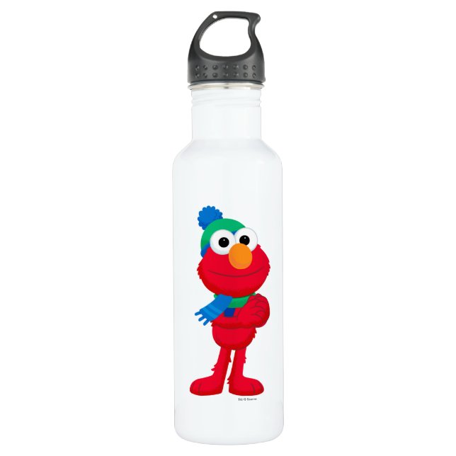 Sesame Street | Winter Elmo 710 Ml Water Bottle (Front)
