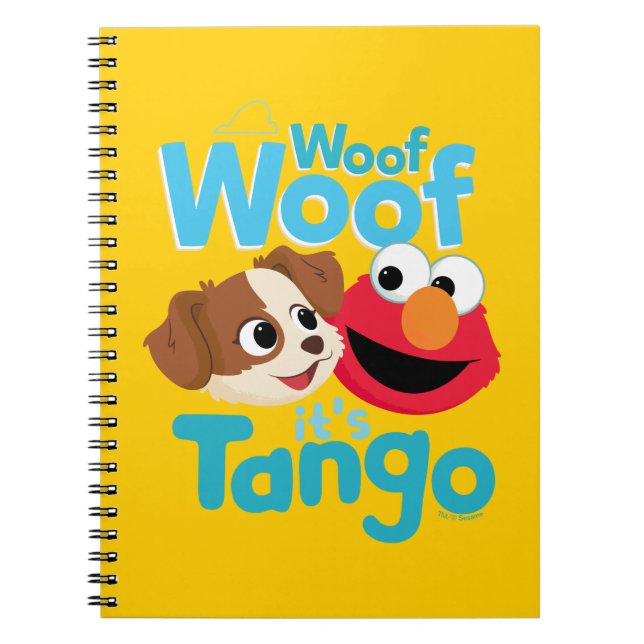 Sesame Street | Woof Woof It's Tango & Elmo Notebook (Front)