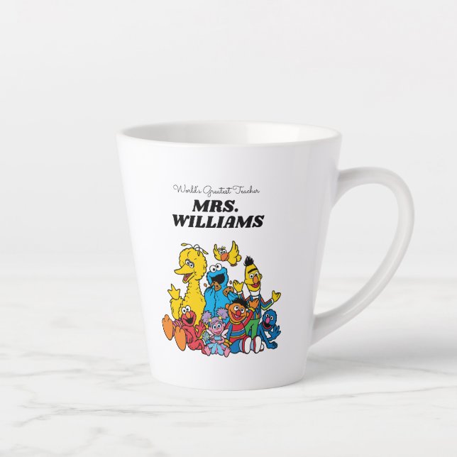 Sesame Street | World's Greatest Teacher Latte Mug (Right)