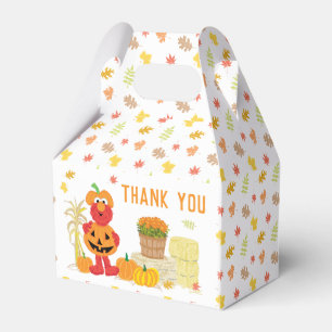 Sesame Street's  Elmo Fall Pumpkin Birthday Favor Box