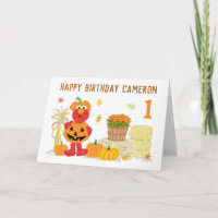Sesame Street's Elmo Pumpkin Fall Birthday