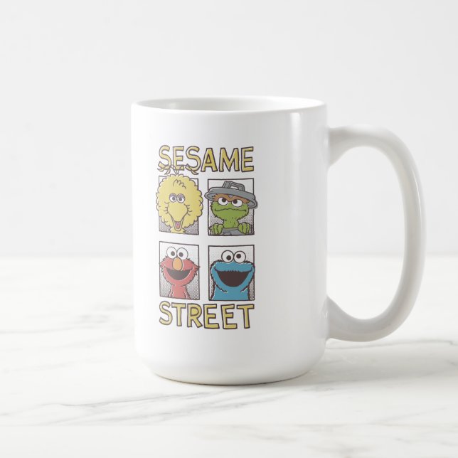 Sesame StreetVintage Character Comic Coffee Mug (Right)