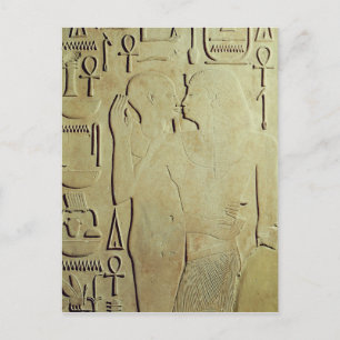 Sesostris I  being Embraced by the God Ptah Postcard