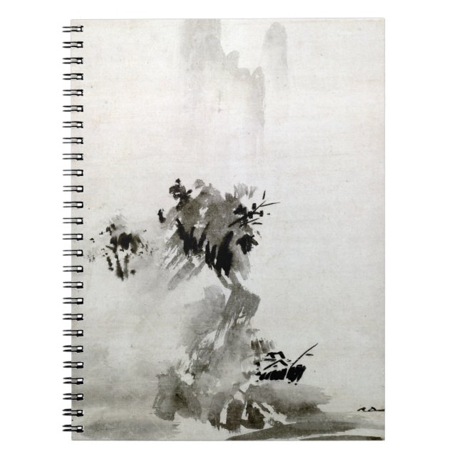 Sesshu Toyo Haboku-Sansui Landscape Poster Notebook (Front)
