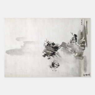 Sesshu Toyo Haboku-Sansui Landscape Wrapping Paper