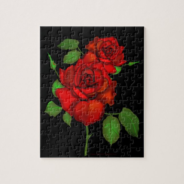 S'est levé le puzzle rouge (Vertical)