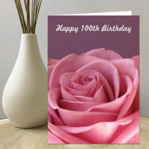 S'est levée la 100th carte d'anniversaire