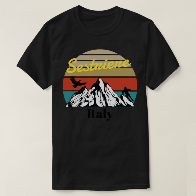 Sestriere ski Italy 1 T-Shirt (Design Front)