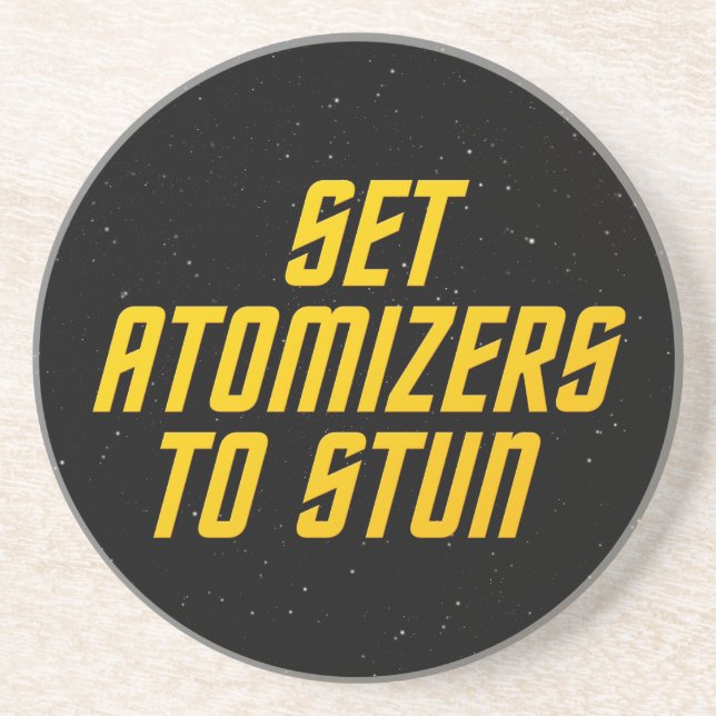 Set Atomizers to Stun Coaster (Front)