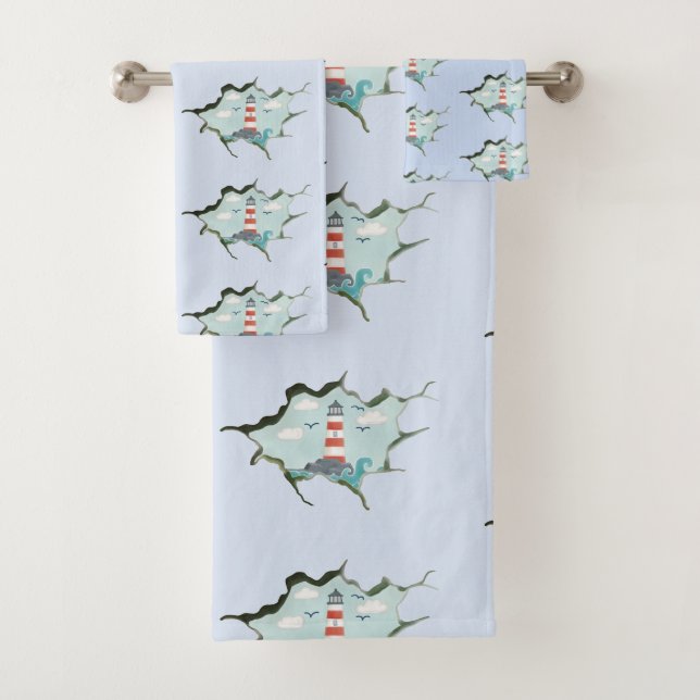 Set de serviettes de bain (En situation)
