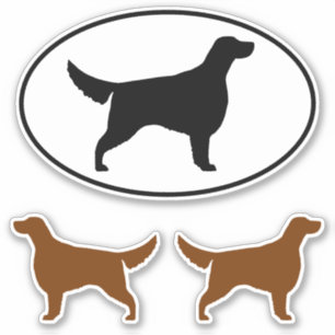 Set de stickers vinyle pour chien de Setter irland