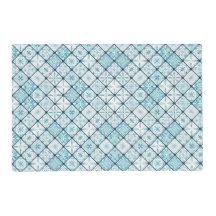 Couleur d'eau de glace motif ethnique