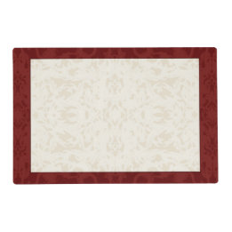 Set De Table Stratifié Rouge foncé et crème de thanksgiving de chute