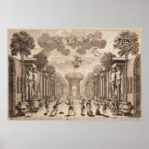 Set design 'Andromede' Poster
