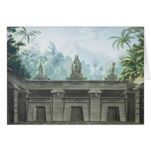 Set design for Act I Scene xv of 'The Magic