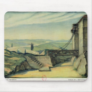 Set design for Act II of the opera 'Fidelio' Mouse Pad