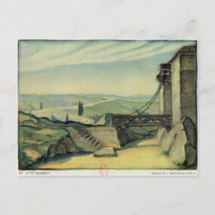 Set design for Act II of the opera 'Fidelio' Postcard