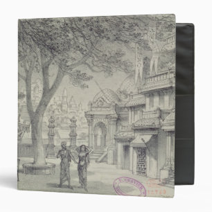Set Design for Act II of the opera 'Lakme' Binder