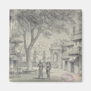 Set Design for Act II of the opera 'Lakme' Magnet