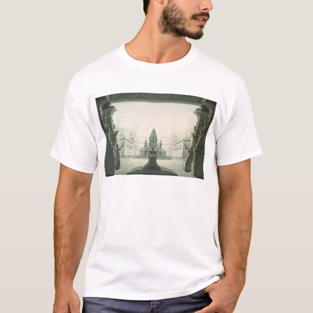 Set design for last scene of 'The Magic Flute' T-Shirt (Front)