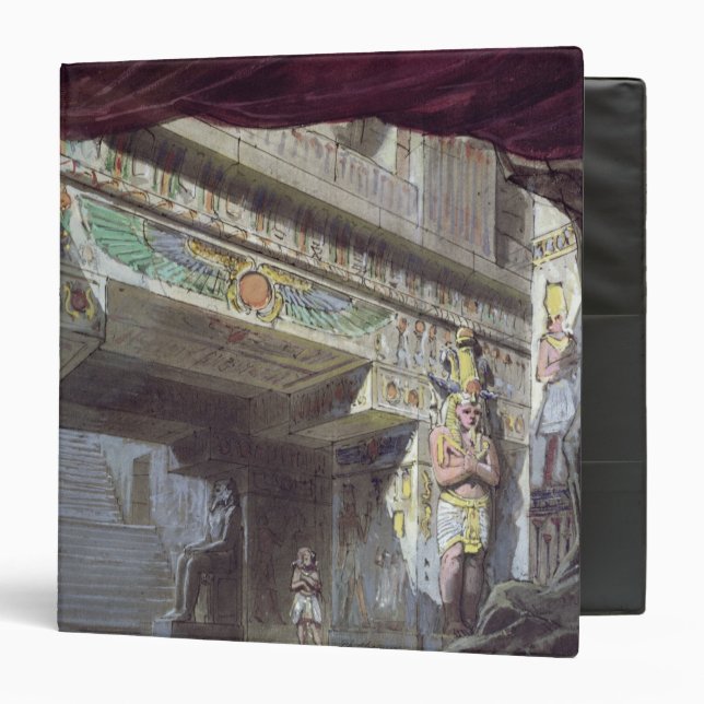 Set design for 'The Magic Flute' by Mozart Binder (Front/Inside)