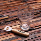 Set d'ouverture de bouteille en bois et 16 oz. Ver