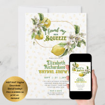 Set for Summer | Fun Lemon Squeeze Bridal Shower