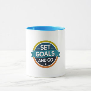  Set Goals and Go Motivational Mug