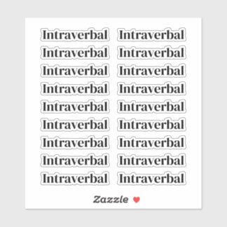 Set of 18 ABA Labels | Autism Therapy Stickers