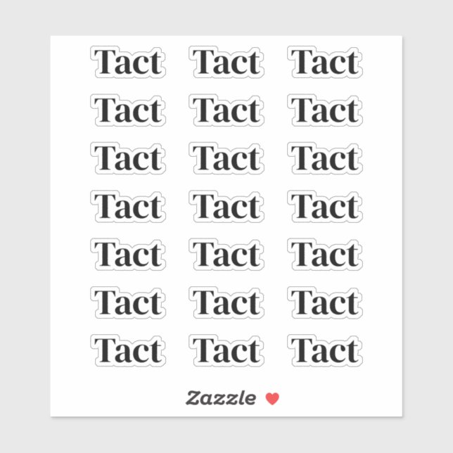 Set of 21 Tact Labels | Autism Therapist (Sheet)
