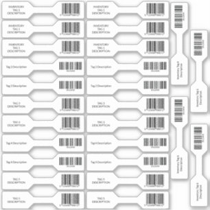 Set of 26 UPC Barcode Inventory Barbell