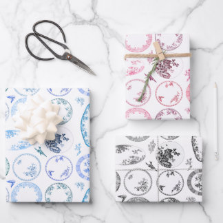 Set of 3 Colours | French Antique Plate Sheets