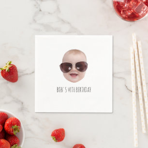 Set of 50 Personalized Birthday Party Napkin