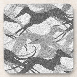 SET OF 6 BORZOI COASTERS