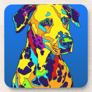 Set of 6 Coasters - Seated Dalmatian