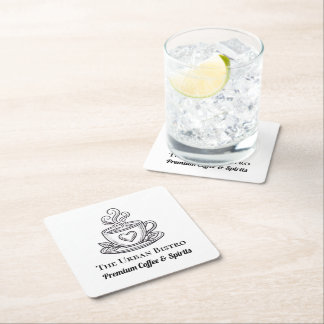 Set of 6 Custom Coasters for Company - Simple