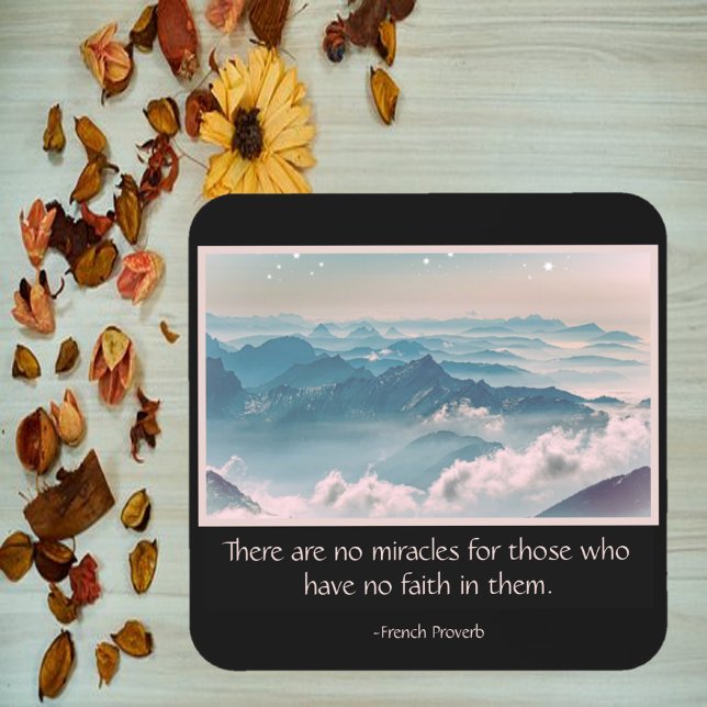 Set of 6 Inspirational, Miracle Quote Coasters (Creator Uploaded)