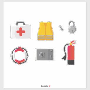 Set of 7 Safety Items