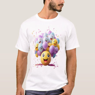 Set Of Faces Smiles T-Shirt