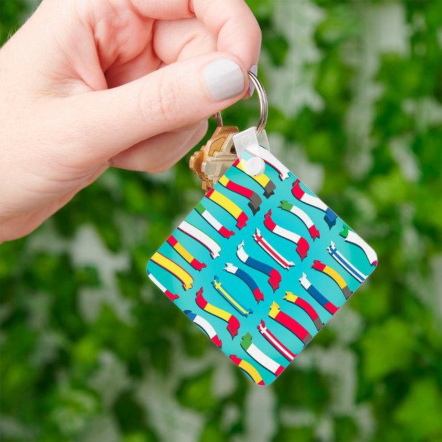 Set Of Flags Keychain (Creator Uploaded)