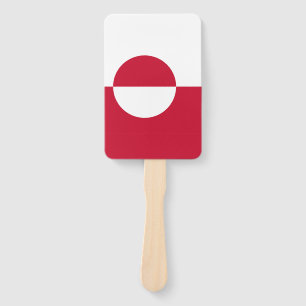 Set of hand fan with flag of Belize